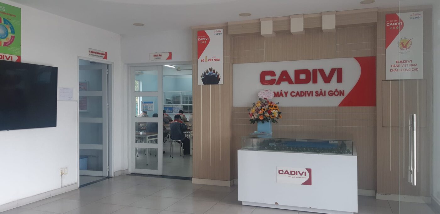 Cài đặt Hệ thống chấm công Nhà máy CADIVI